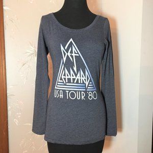 Def Leppard USA Tour '80 Shirt Next Level Apparel